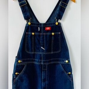 THE ORIGINAL Dickies Denim Jumpsuit Bib Overall sz 2X Y2K